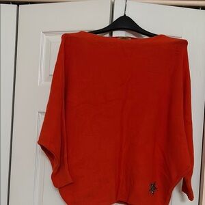 Aris Women's Sweater in Vibrant Orange